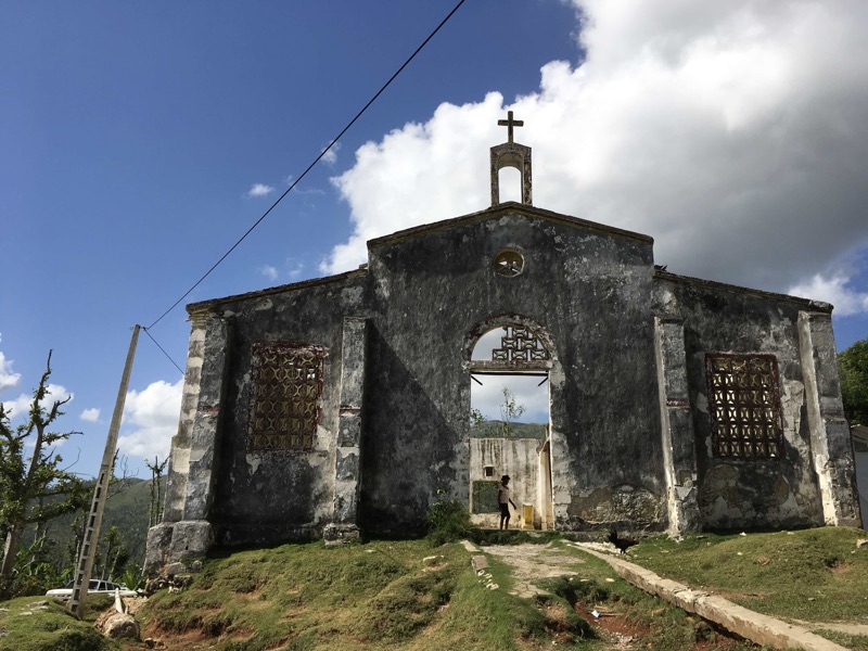 destroyed chapel